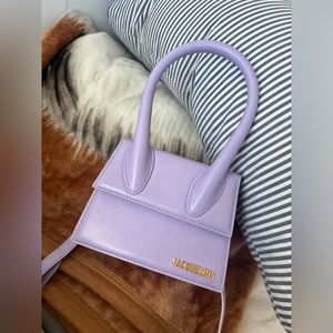 jacquemus purple crossbody bag